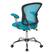 Alt View 11. OSP Home Furnishings - Juliana Task Chair with Blue Mesh Fabric Seat - Blue.