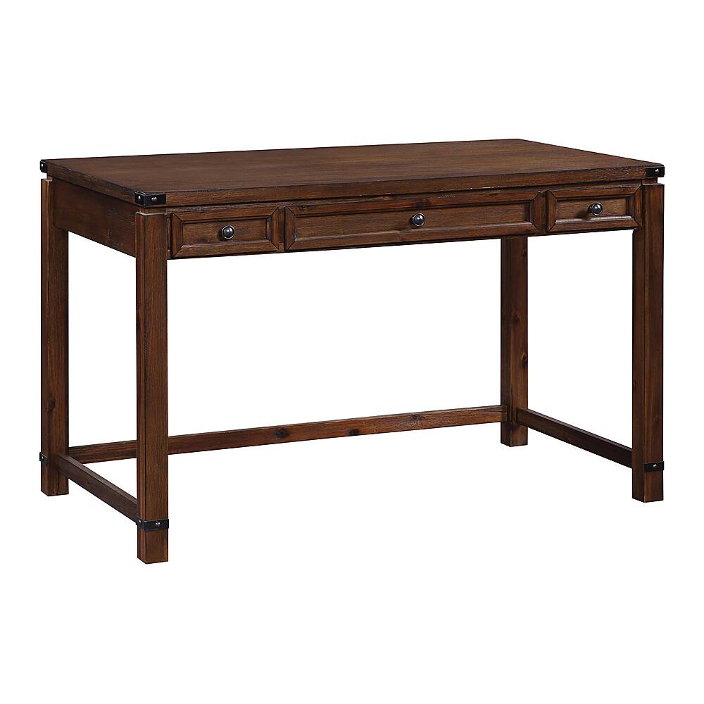 Angle. OSP Home Furnishings - Baton Rouge Desk - Brushed Walnut.
