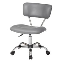 OSP Home Furnishings - Vista Task Office Chair - Grey - Front_Zoom
