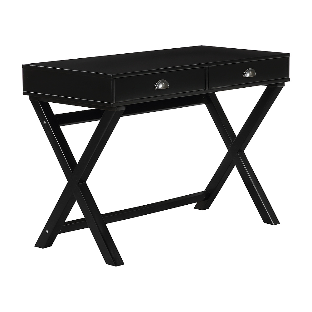Angle View: OSP Home Furnishings - Washburn Chic Campaign Writing Desk in Finish - Black