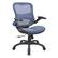 Angle. Office Star Products - Mesh Seat and Back Manager’s Chair in Blue Mesh - Blue.