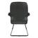 Alt View 12. Office Star Products - Executive Black Faux Leather Visitor Chair with Contrast Stitching - Black.