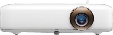 LG - PH510P HD LED 3D Portable CineBeam Projector - White - Front_Zoom
