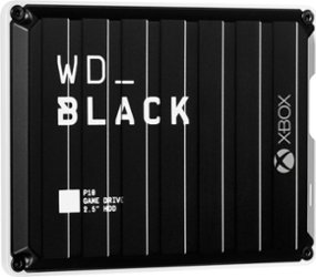 WD - BLACK P10 Game Drive for Xbox 2TB External USB 3.2 Gen 1 Portable Hard Drive - Black With White Trim - Front_Zoom