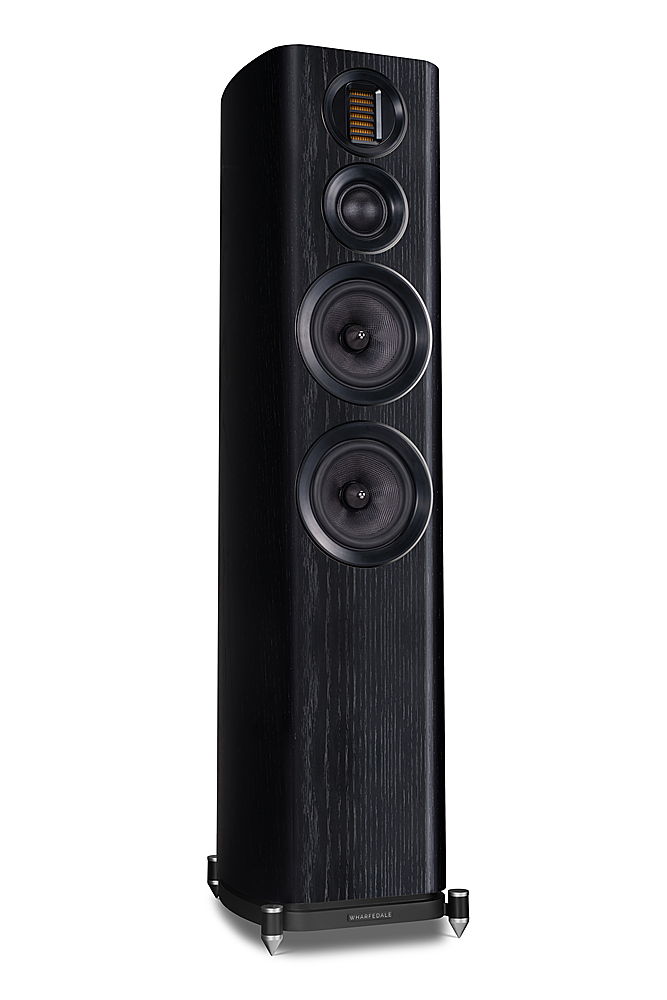 Left View: Wharfedale - EVO 4.4 Floorstanding Speakers (Pair) - Black Oak