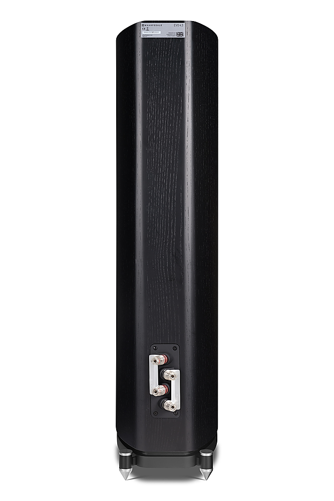 Back View: Wharfedale - EVO 4.3 Floorstanding Speakers (Pair) - Black Oak