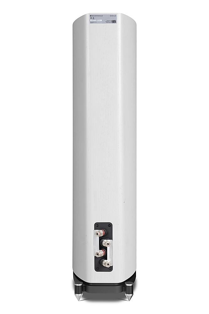 Back View: Wharfedale - EVO 4.3 Floorstanding Speakers (Pair) - White Oak