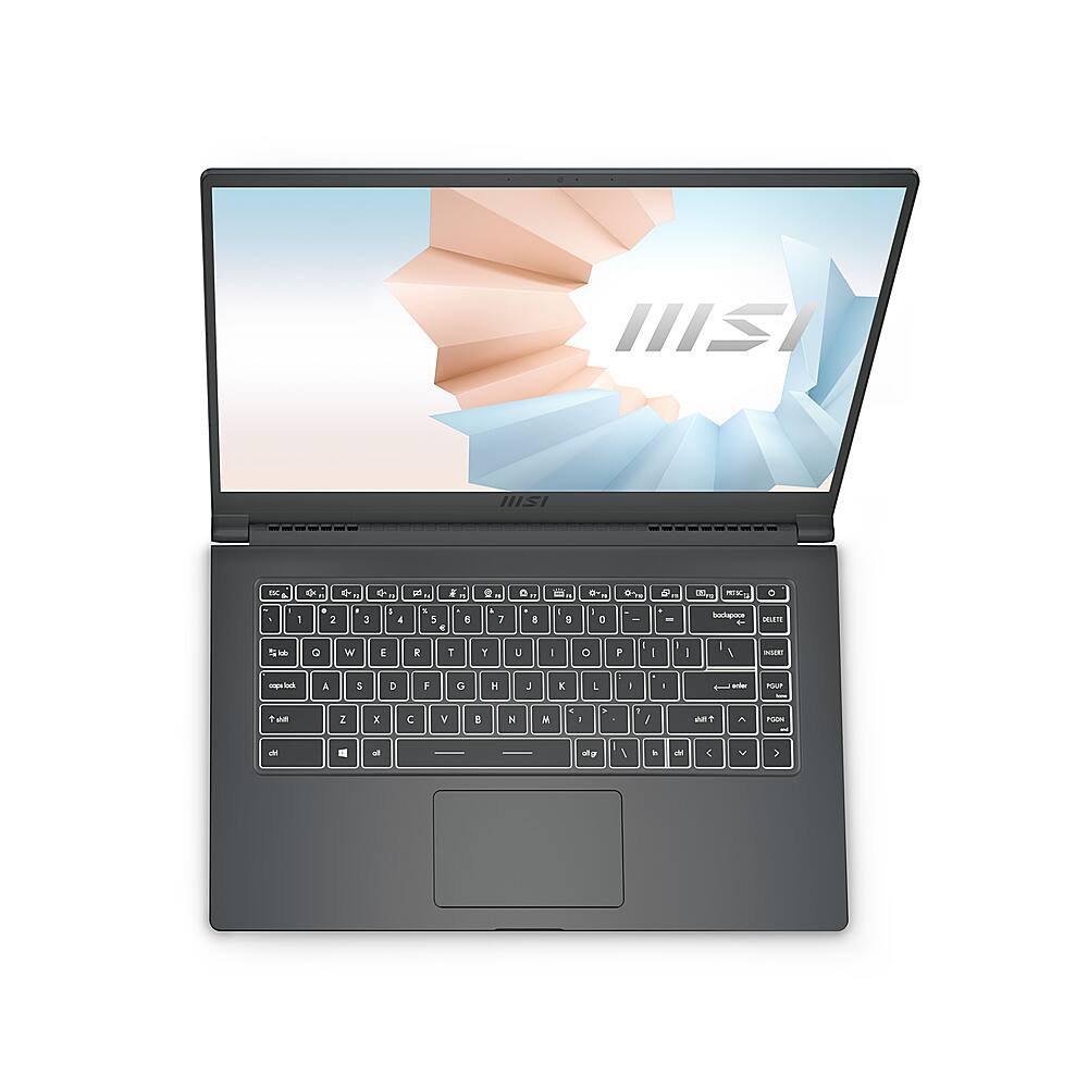 Alt View 4. MSI - Modern 15.6" Laptop - i3-10110U - 8GB Memory - 512GB SSD.