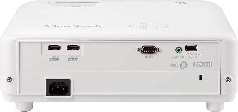 Alt View 11. ViewSonic - PX701-4K Ultra HD DLP Projector with High Dynamic Range - White.