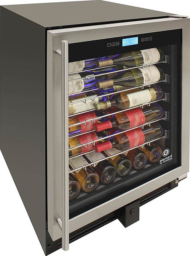 Vinotemp 41Bottle Wine Cooler Stainless steel ELWCU10402 Best Buy