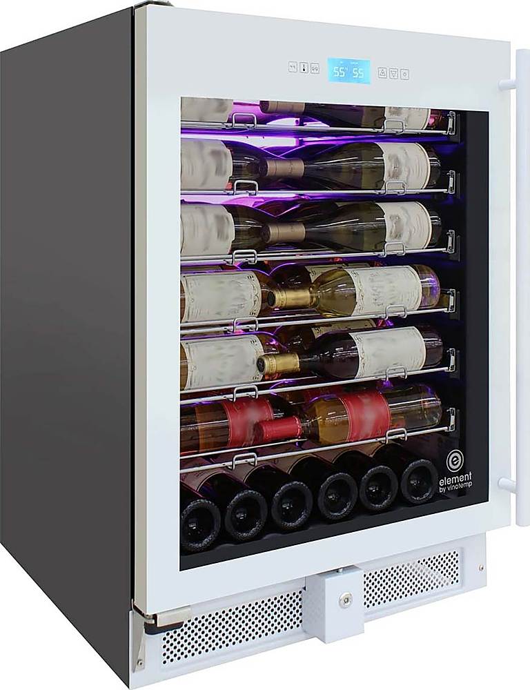 Vinotemp 41-Bottle Wine Cooler White EL-WCU112-02 - Best Buy