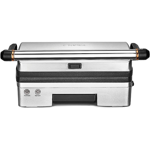 CRUX - Panini Maker and Sandwich Grill - Stainless Steel With Copper Accents