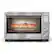 Front. CRUX - 6-Slice Digital Air Frying Toaster Oven - Stainless Steel with Copper Accents.