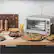 Alt View 11. CRUX - 6-Slice Digital Air Frying Toaster Oven - Stainless Steel with Copper Accents.