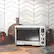 Alt View 12. CRUX - 6-Slice Digital Air Frying Toaster Oven - Stainless Steel with Copper Accents.