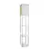 Angle. Simple Designs - Floor Lamp Etagere Organizer Storage Shelf with Linen Shade - White.