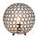 Front. Elegant Designs - Elipse 10 Inch Crystal Ball Sequin Table Lamp - Restoration Bronze.
