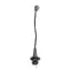 Left. Simple Designs - 1W LED Gooseneck Clip Light Desk Lamp - Black.