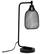 Alt View 13. Lalia Home - Industrial Mesh Desk Lamp - Matte Black.