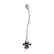 Alt View Zoom 11. Simple Designs - 1W LED Gooseneck Clip Light Desk Lamp - Silver.