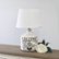 Alt View Zoom 11. Simple Designs - Welcome Home Rustic Ceramic Farmhouse Foyer Entryway Accent Table Lamp with Fabric Shade.
