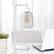Alt View 11. Lalia Home - Industrial Mesh Desk Lamp - White.