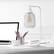 Alt View 12. Lalia Home - Industrial Mesh Desk Lamp - White.