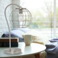 Alt View Zoom 12. Lalia Home - Arched Metal Cage Table Lamp - Brushed Nickel.