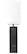 Alt View Zoom 15. Elegant Designs - Modern Leather Table Lamp with USB and White Fabric Shade - Black.
