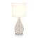Front. Elegant Designs - Elipse Crystal Pinned Decorative Gourd Accent Table Lamp - Chrome.