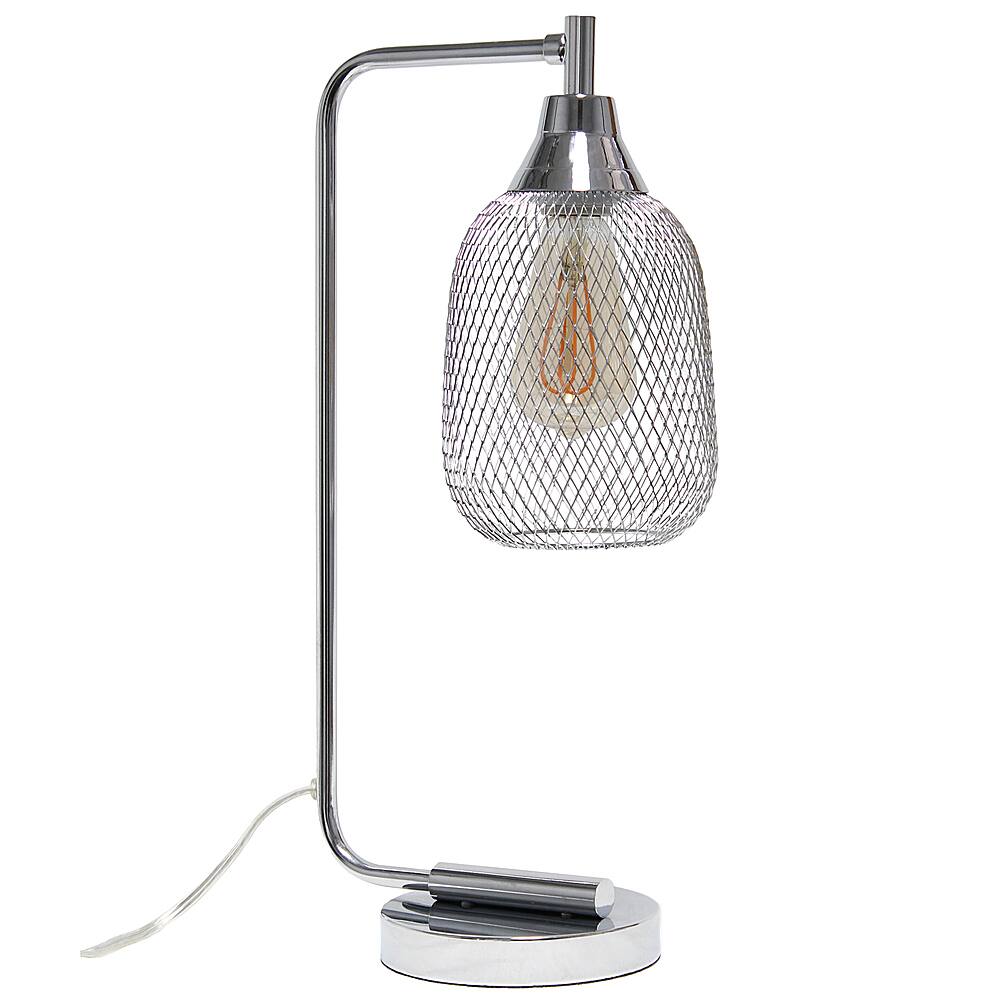 Angle View: Lalia Home - Industrial Mesh Desk Lamp