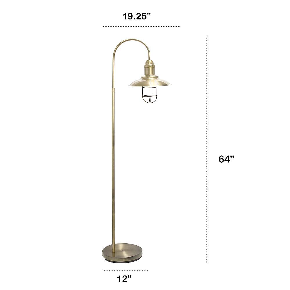 Left View: Lalia Home - Modern Farmhouse 1 Light Floor Lamp