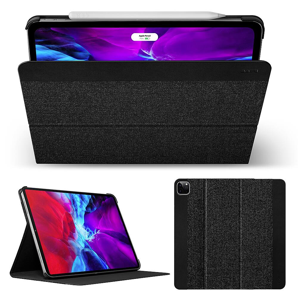 Front. LAUT - Inflight Case for iPad Pro 12.9" 2020 - Black.
