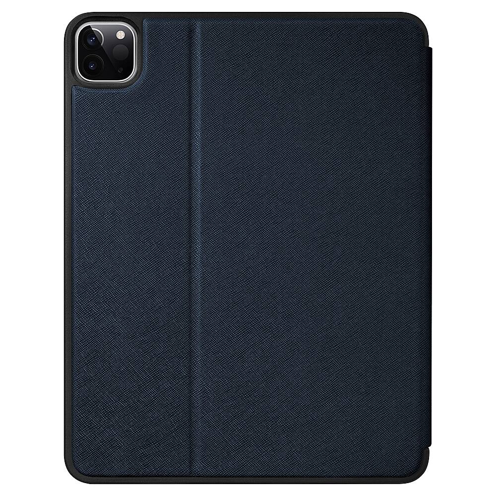 Left View: LAUT - Prestige Case for iPad Pro 12.9" 2020 - Blue