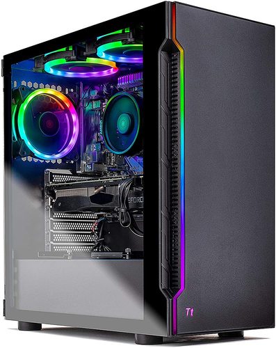 Skytech Gaming – SHADOW Gaming Desktop –  AMD Ryzen 7 2700X –  GeForce GTX1660 – 16GB DDR4 3000 Memory –  500G SSD - Black
