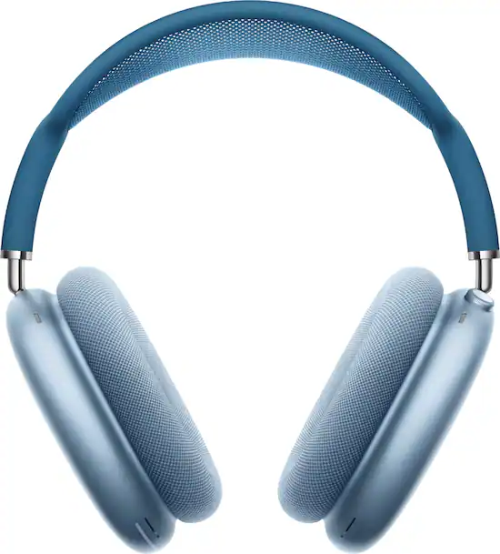 Apple Geek Squad Certified Refurbished AirPods Max Lightning Sky Blue GSRF MGYL3AM A Best Buy