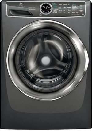 Electrolux - 4.4 Cu. Ft. Stackable Front Load Washer with Steam and SmartBoost® Technology - Titanium