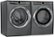 Alt View Zoom 34. Electrolux - 4.4 Cu. Ft. Stackable Front Load Washer with Steam and SmartBoost® Technology - Titanium.