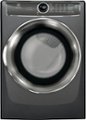Alt View Zoom 1. Electrolux - 8.0 Cu. Ft. Stackable Electric Front Load Dryer with Steam Predictive Dry - Titanium.