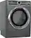 Alt View 2. Electrolux - 8.0 Cu. Ft. Stackable Electric Front Load Dryer with Steam Predictive Dry - Titanium.