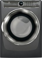 Electrolux - 8.0 Cu. Ft. Stackable Front Load Gas Dryer with Steam and Predictive Dry - Titanium - Front_Zoom