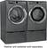 Alt View 21. Electrolux - 8.0 Cu. Ft. Stackable Front Load Gas Dryer with Steam and Predictive Dry - Titanium.