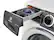 Alt View 5. Electrolux - 4.3 Cu. Ft. Stackable Front Load Washer with Steam and Adaptive Dispenser - White.