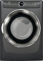 Electrolux - 8.0 Cu. Ft. Stackable Front Load Gas Dryer with Steam and LuxCare Dry System - Titanium - Alt_View_Zoom_1