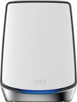 NETGEAR - Orbi 850 Series AX6000 Tri-Band Mesh Wi-Fi 6 Satellite - White - Front_Zoom