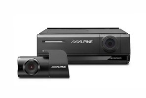 Alpine - Premium 1080P Night Vision Dash Camera Bundle - Black - Front_Zoom
