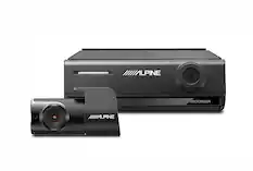 Front. Alpine - Premium 1080P Night Vision Dash Camera Bundle - Black.