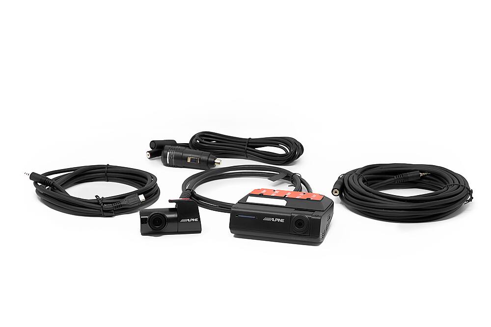 Alt View 14. Alpine - Premium 1080P Night Vision Dash Camera Bundle - Black.