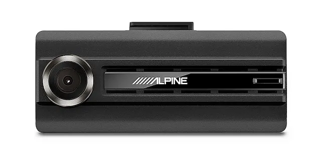 Front. Alpine - Premium 1080P Dash Camera Bundle - Black.