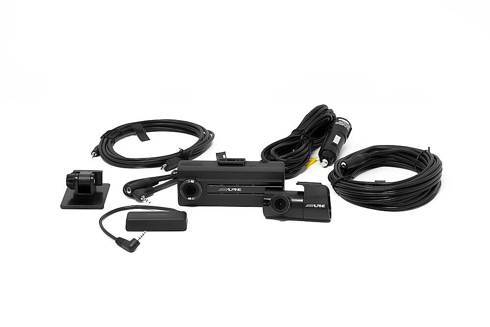 Alt View 17. Alpine - Premium 1080P Dash Camera Bundle - Black.